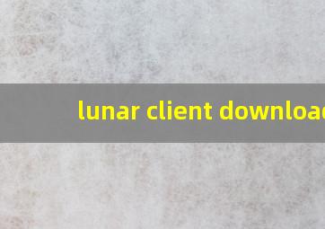 lunar client download